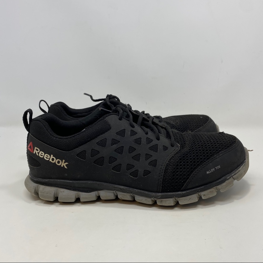 Reebok Men’s Black Steel Toe Sneakers Size 10M